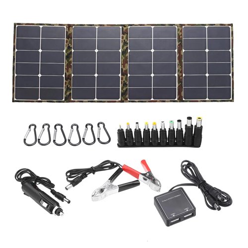 120w 18v cift usb sunpower katlanabilir gunes paneli pil sarj kitleri