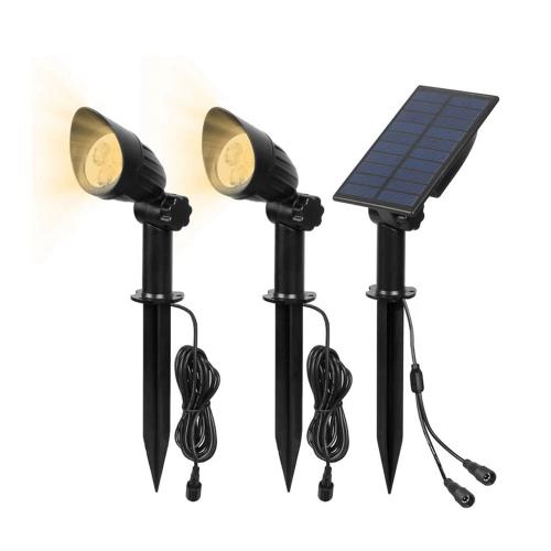 2 in 1 gunes enerjili led isik kontrollu cim isiklar acik su gecirmez