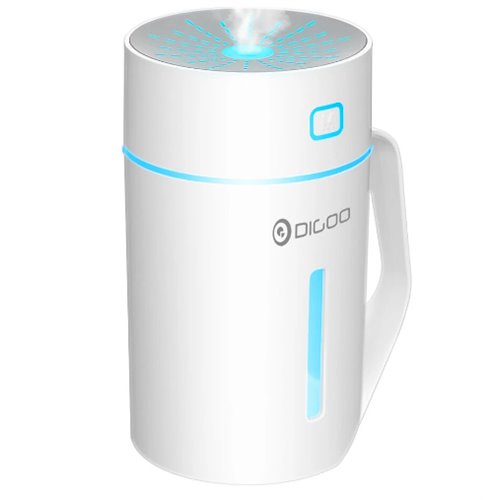 digoo dg m02 elektrikli 420ml led gece isik nemlendirici dokunmatik ev
