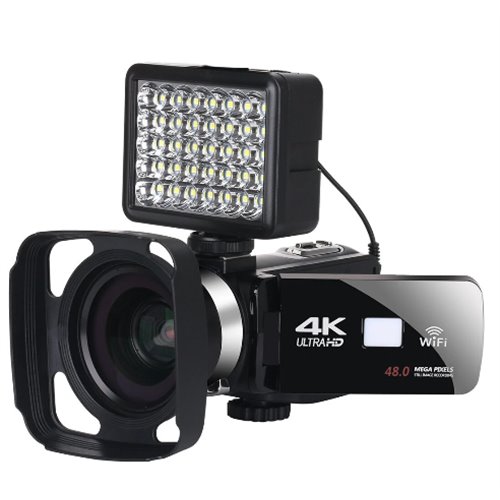 komery af2 4k 48mp dijital video kamera wifi 3 0 dokunmatik ekran youb
