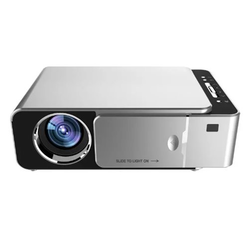 toprecis t6 lcd projektor 1280x720p hd 3500 lumen mini led 3d projekto