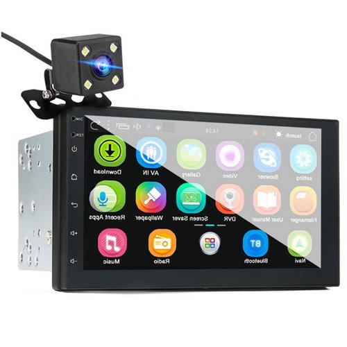 imars 7 inc 2 din araba mp5 calar android 8 0 icin 2 5d ekran stereo