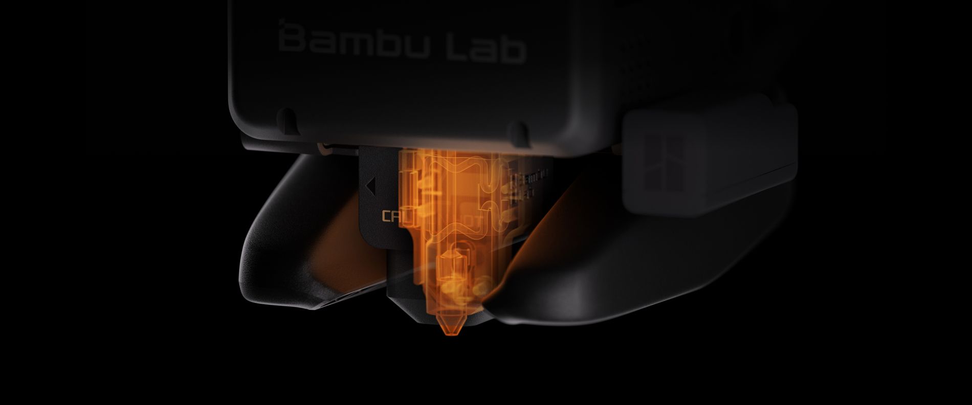 Bambu Lab H2S 350 &deg;C hotend ve aktif ısıtmalı hazne sistemi