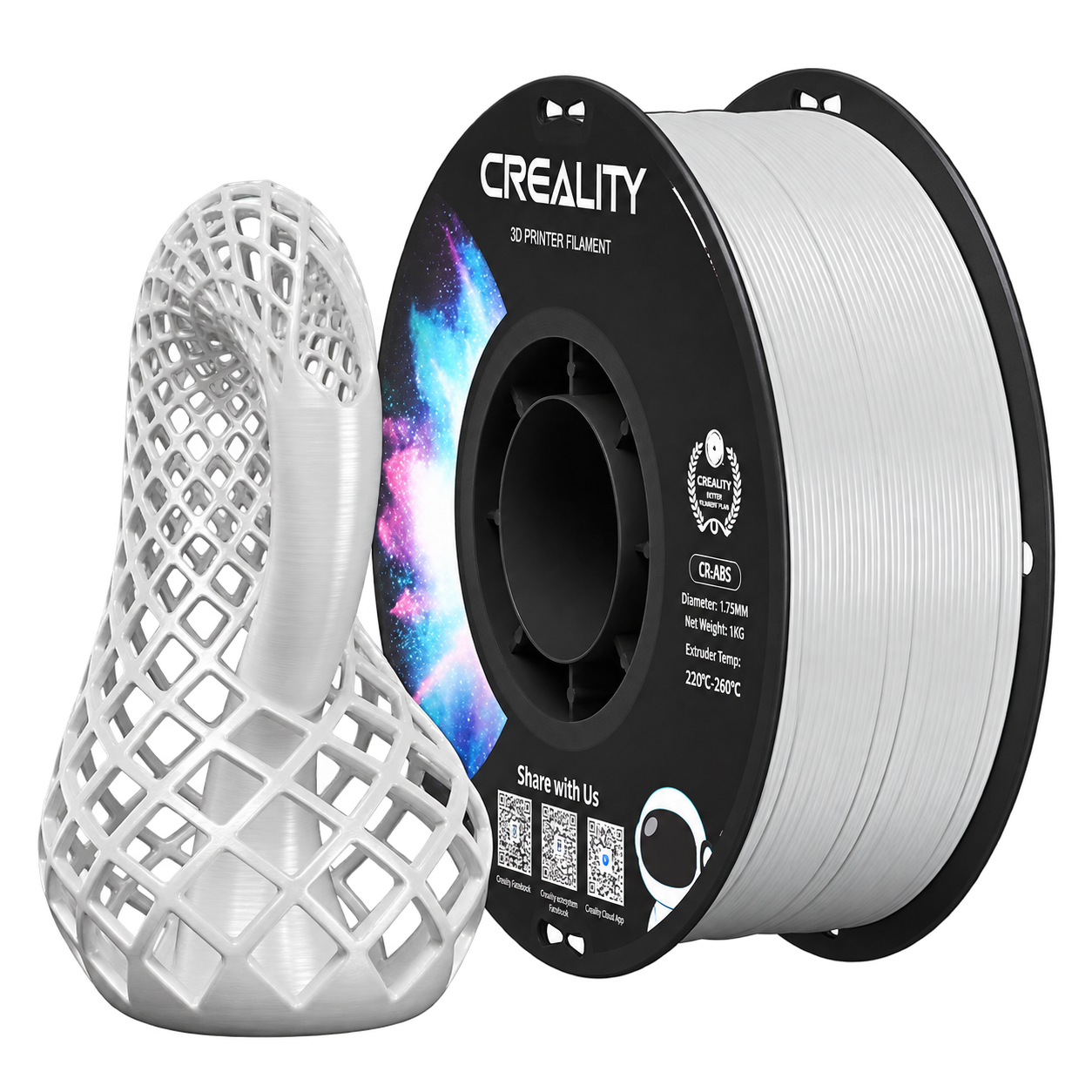 Creality CR-ABS Beyaz Filament