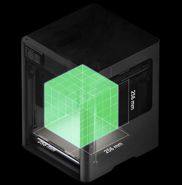 X1C baskı hacmi karşılaştırması