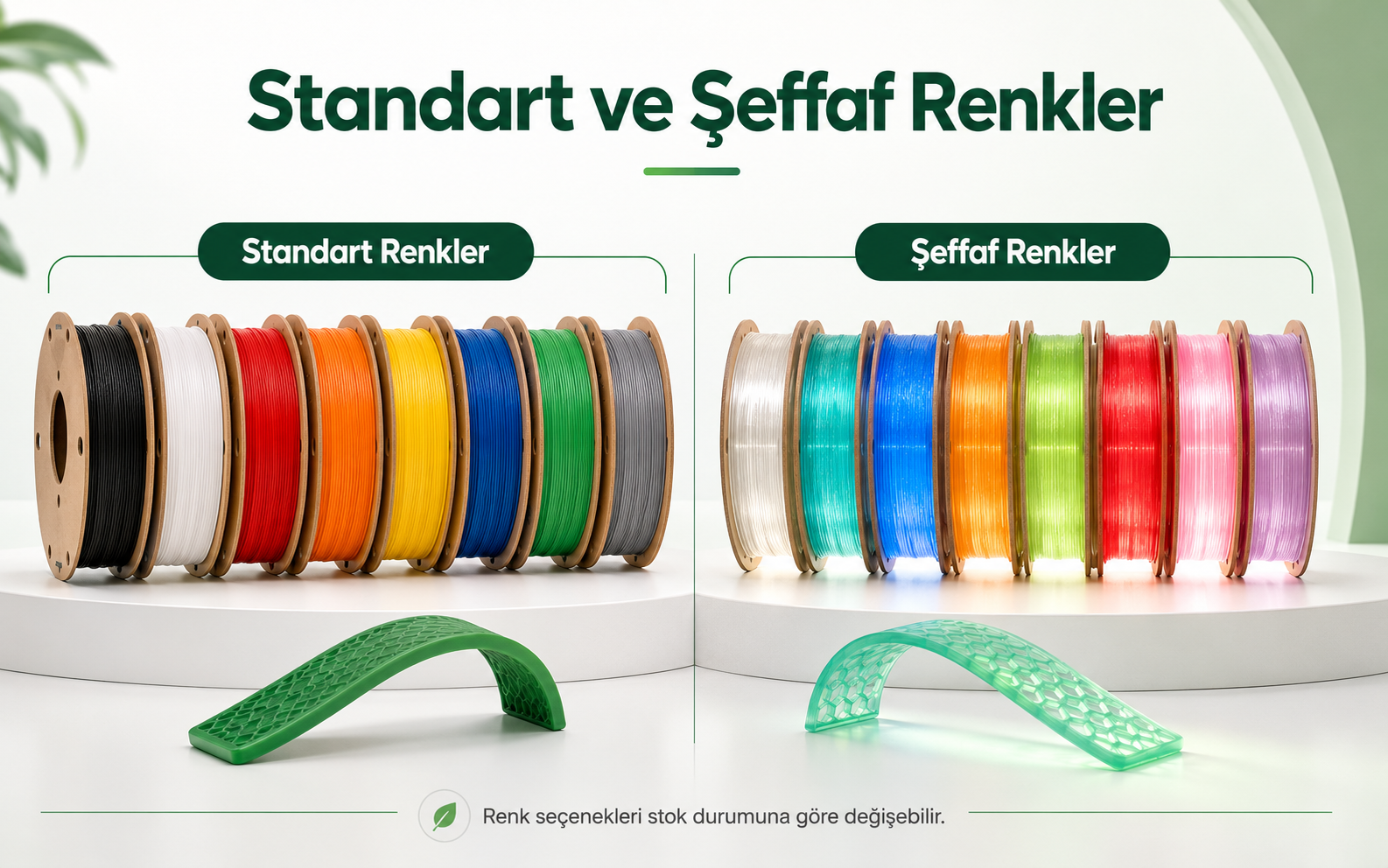 eSUN eTPU-95A renk se&ccedil;enekleri