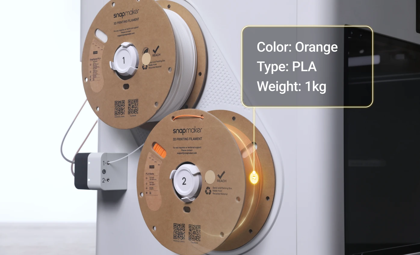 Snapmaker U1 RFID filament tanıma sistemi