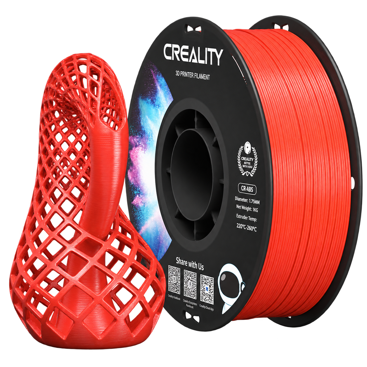 Creality CR-ABS Kırmızı Filament