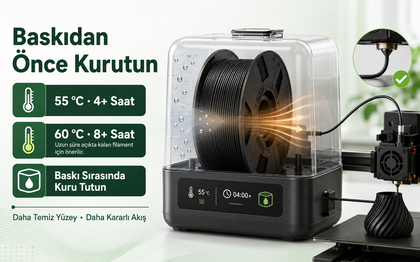 eSUN eTPU-95A filament kurutma &ouml;nerisi