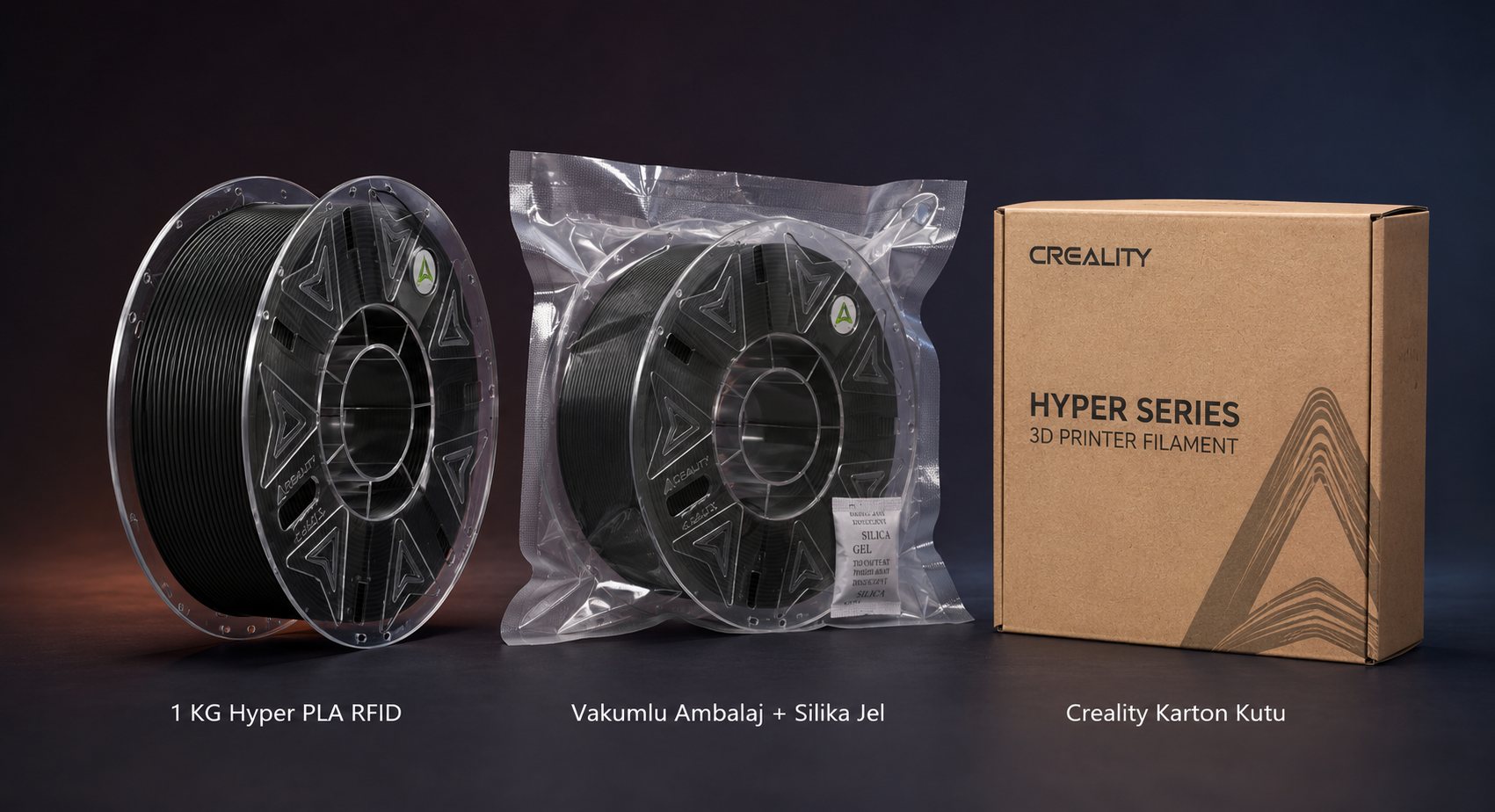 Creality Hyper PLA RFID Kutu İ&ccedil;eriği
