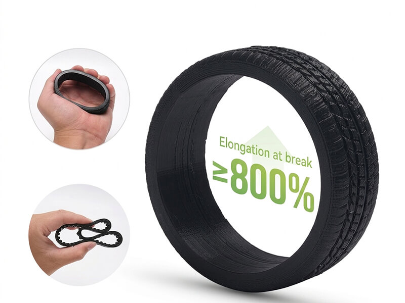 eSUN eTPU-95A b&uuml;k&uuml;lme ve esneme performansı