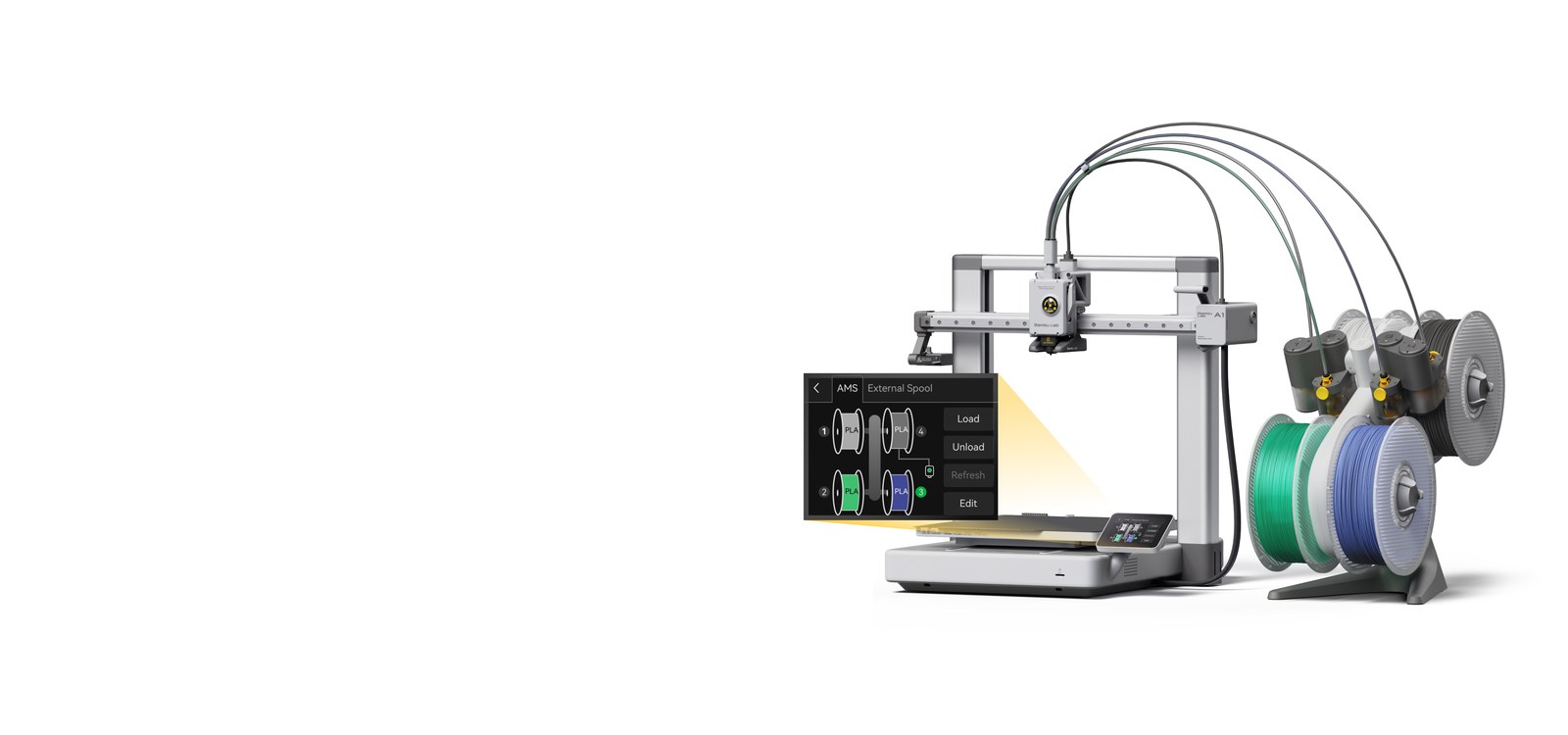 Otomatik filament yükleme