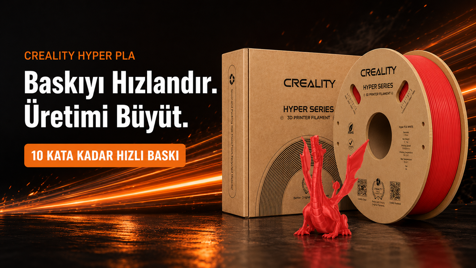 Creality Hyper Rainbow PLA