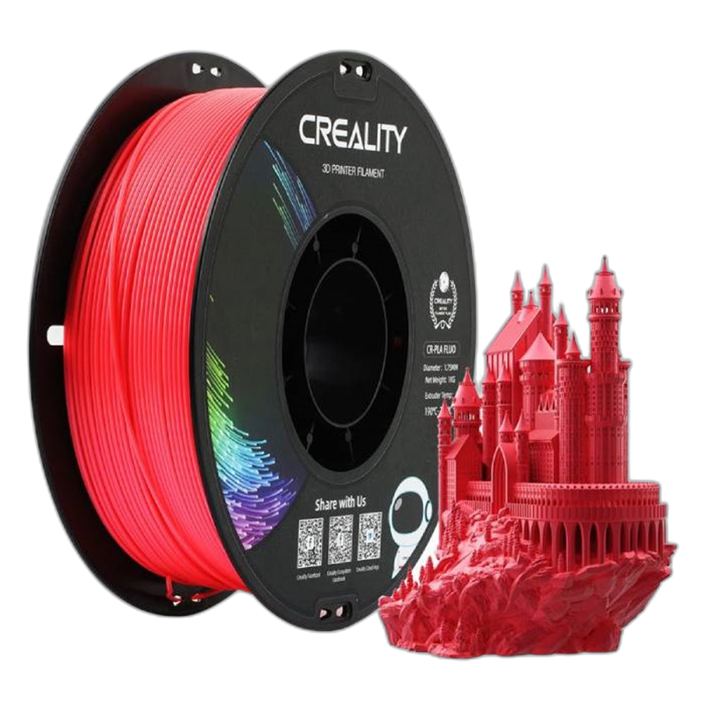 Creality CR-PLA Floresan Kırmızı Filament 1.75 mm 1 kg