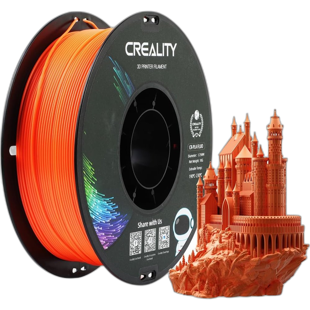 Creality CR-PLA Floresan Turuncu Filament 1.75 mm 1 kg