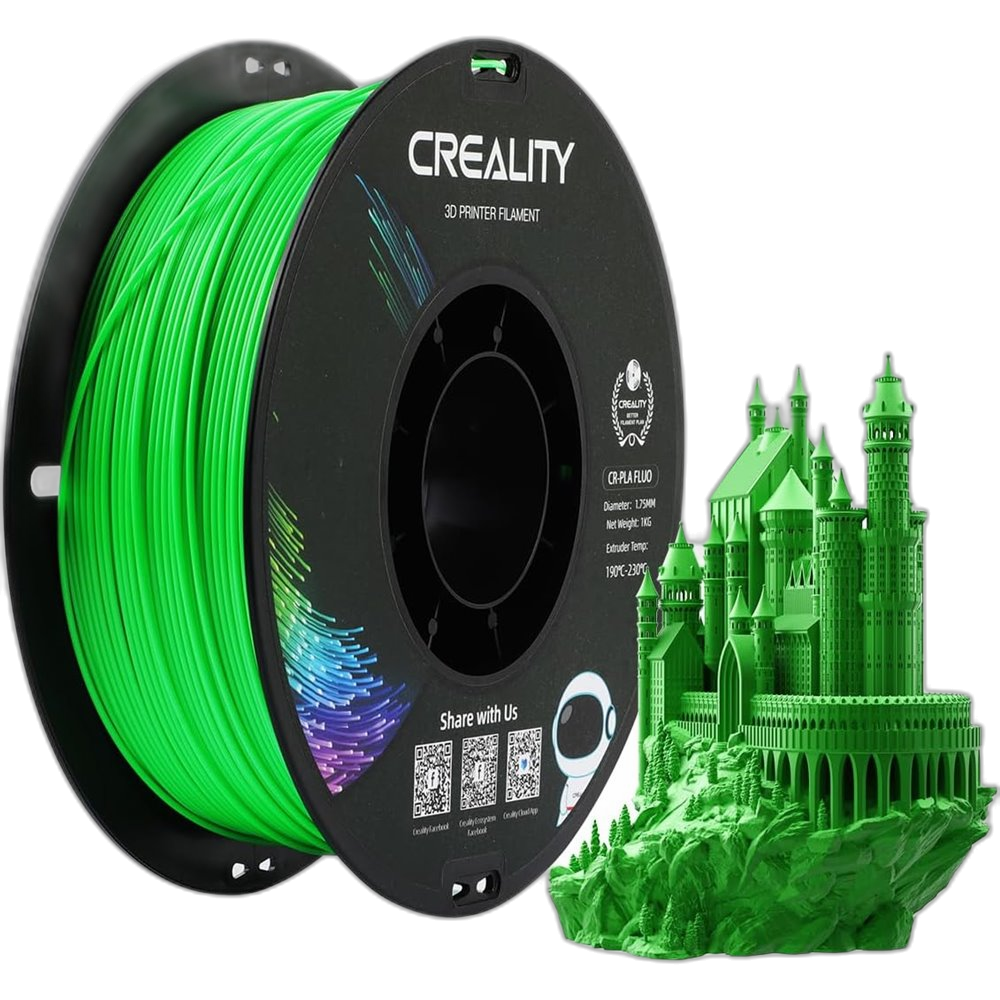 Creality CR-PLA Floresan Yeşil Filament 1.75 mm 1 kg