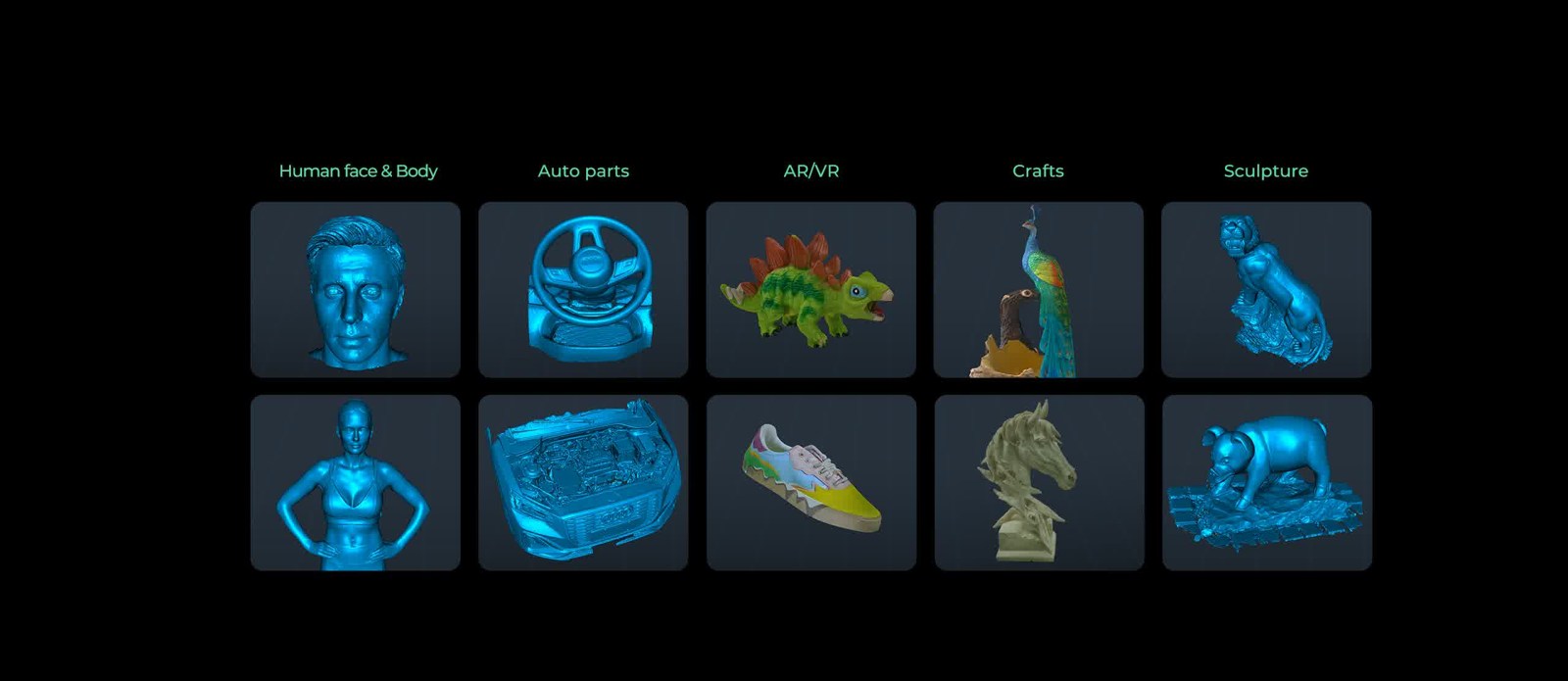 Creality CR Scan Ferret Pro — Geniş kullanım alanı