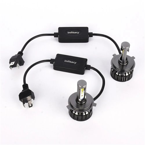 İnfitary 3300Lm Araba Far Ampulleri H4 H7 Led 3 Renk Değiştirme Otomat