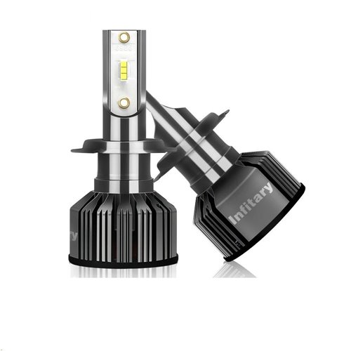 İnfitary H7 H4 Led Araba Far Ampulleri 12V Beyaz 6500K Cob Mini Sis Iş